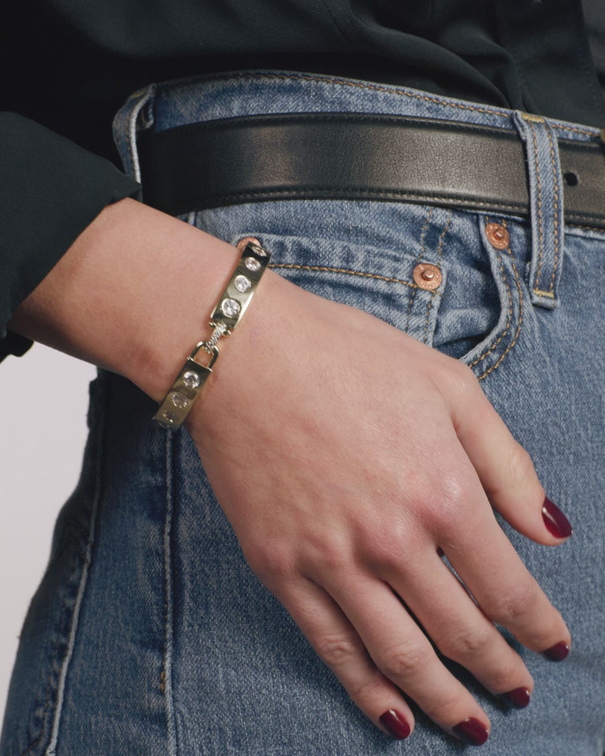 Melinda Maria Ashley Rodeo Lock Cuff 9mm