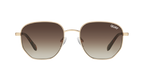 Quay Big Time Sunglasses (Brushed Gold Frame / Brown Lens)