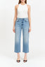 Daze Denim Sundaze High Rise Straight Crop in Marina Vintage