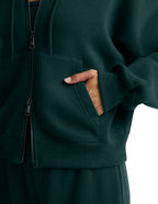 Beyond Yoga LuxeFleece 2.0 Full-Zip Hoodie (Dark Ivy)