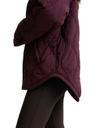 Beyond Yoga Roam Quilted Lightweight Jacket (Cabernet)