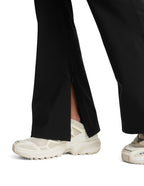 Beyond Yoga Pacer Fleece-Backed Split Hem Flare Pant (Black)