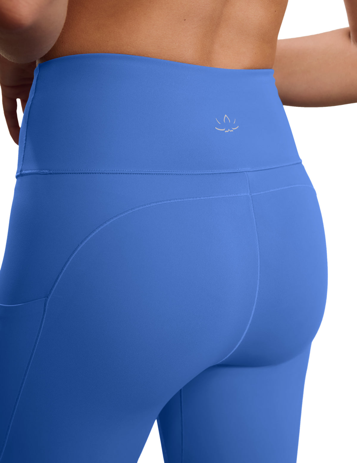 Beyond Yoga Pacer Fleece-Backed Pocket Legging (Mineral Blue)