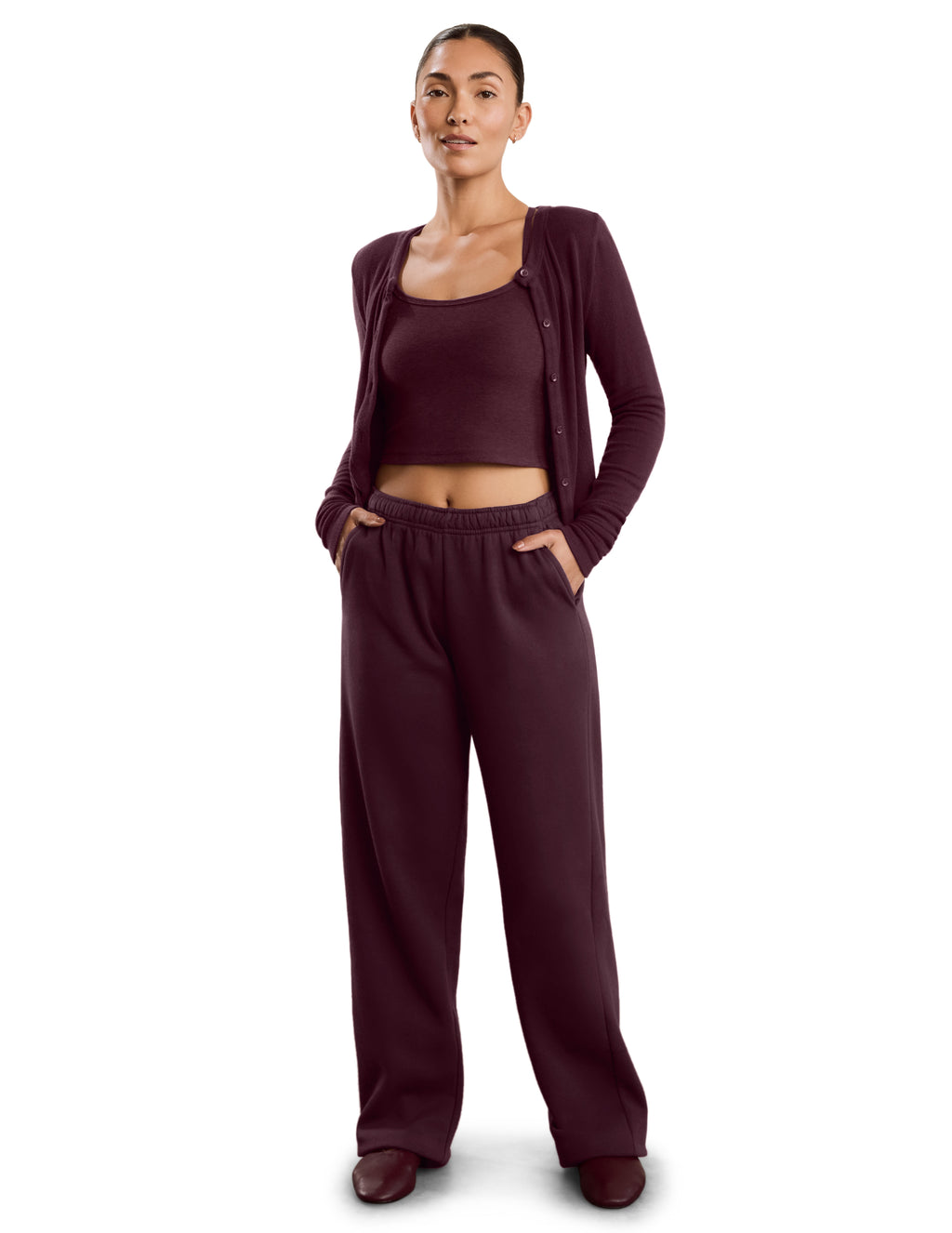 Beyond Yoga LuxeFleece 2.0 Sweatpant (Cabernet)