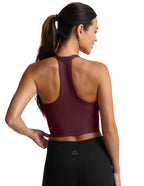 Beyond Yoga Spacedye On The Up Cropped Tank (Cabernet Heather)