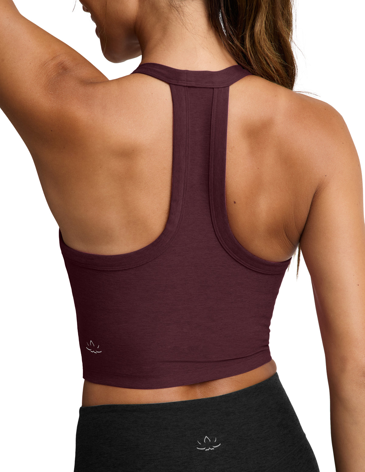Beyond Yoga Spacedye On The Up Cropped Tank (Cabernet Heather)