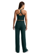 Beyond Yoga Spacedye Laid Back Wide Leg Pant (Dark Ivy Heather)