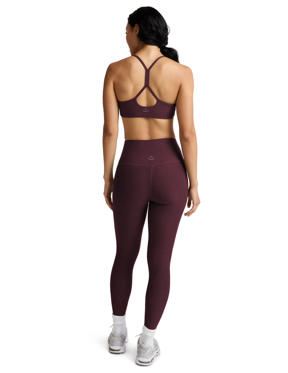 Beyond Yoga Spacedye Caught In The Midi High Waisted Legging (Cabernet Heather)