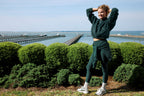 Beyond Yoga Spacedye Caught In The Midi High Waisted Legging (Dark Ivy Heather)