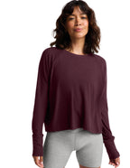 Beyond Yoga Featherweight Daydreamer Pullover (Cabernet Heather)