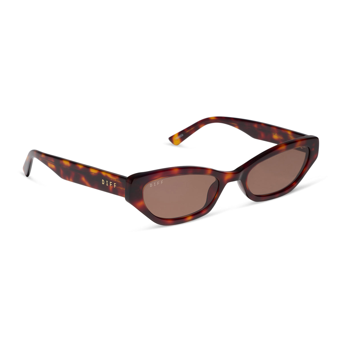 Diff Eyewear The Tribeca Sunglasses ((Acetate Cateye) Tortoise)