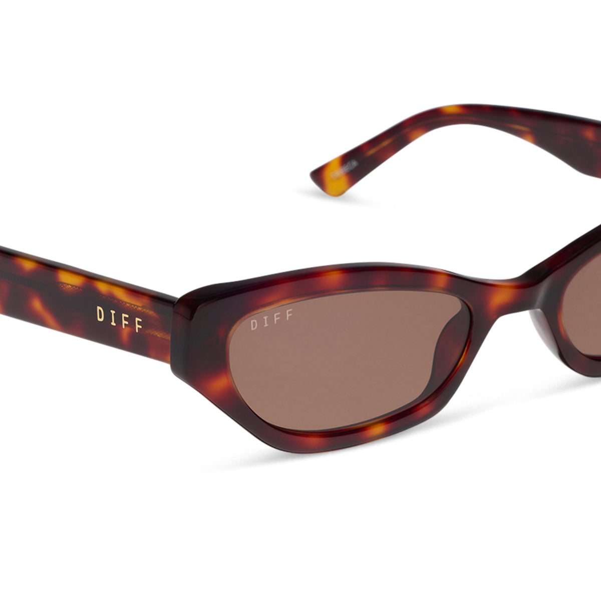 Diff Eyewear The Tribeca Sunglasses ((Acetate Cateye) Tortoise)