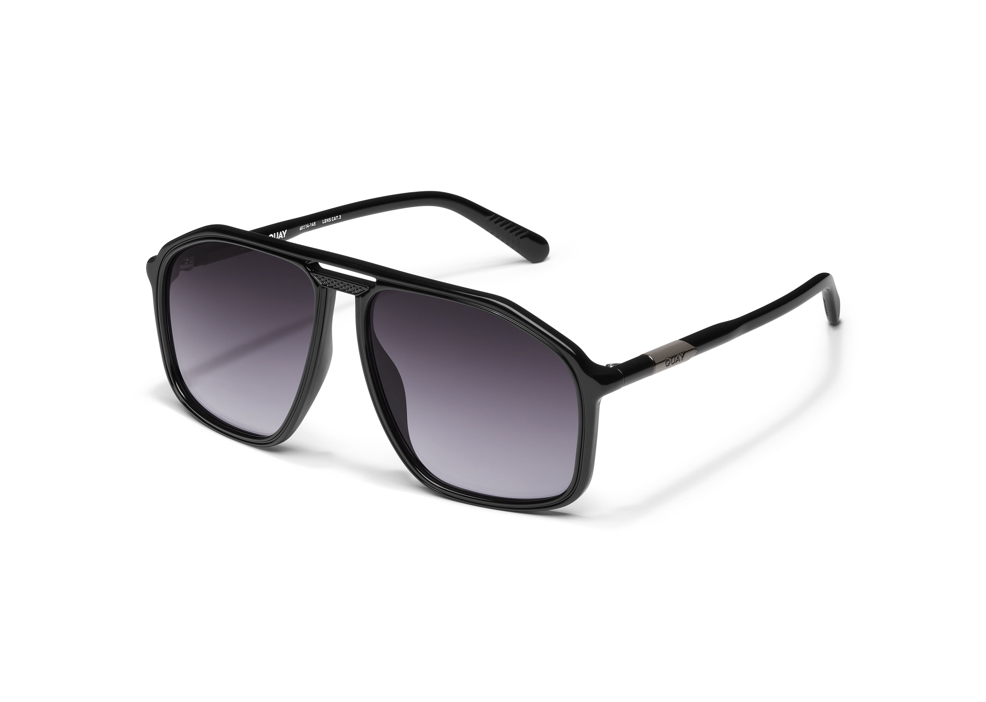 Quay Studio Sesh Sunglasses (Black Smoke) Secondary image