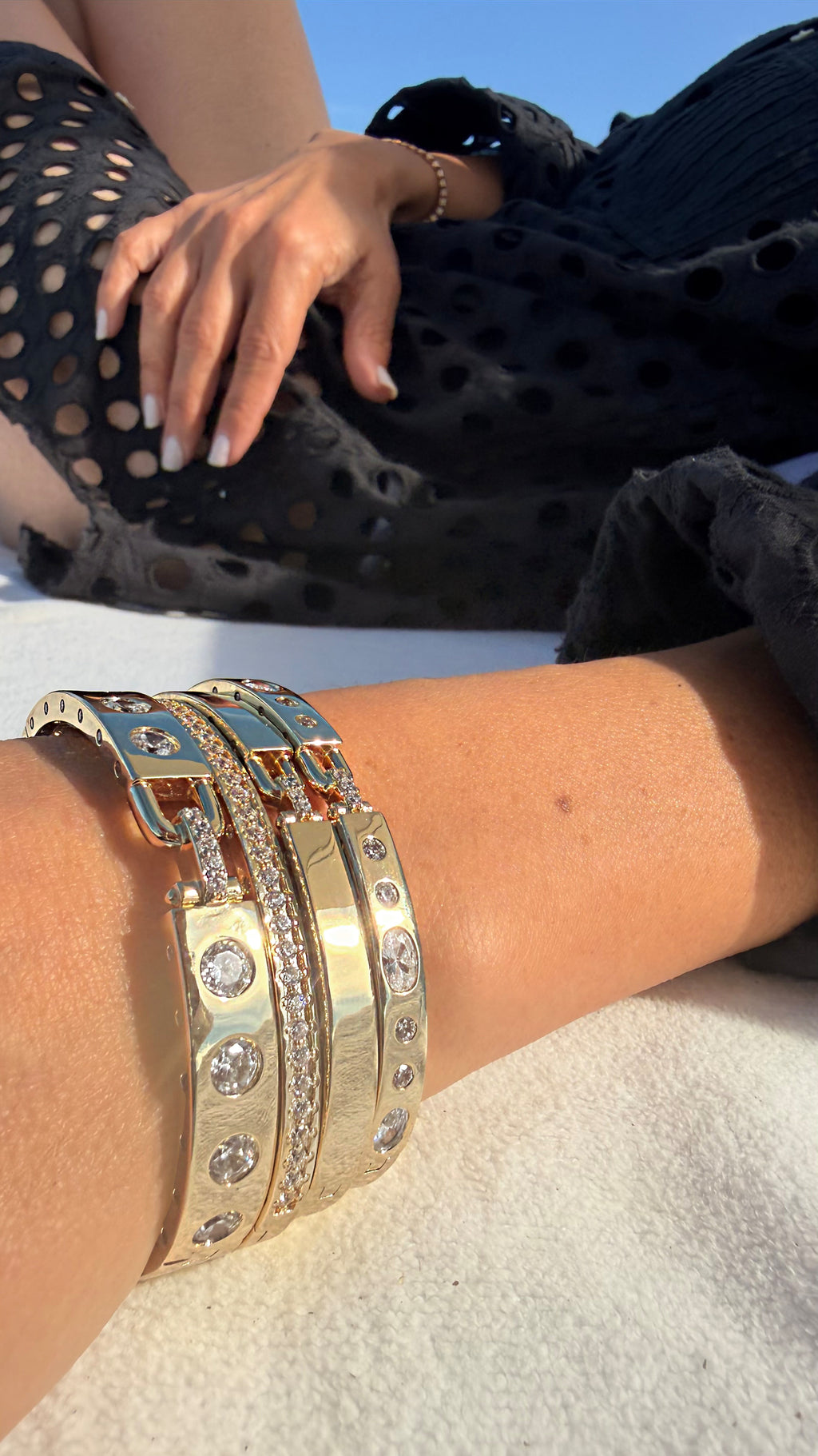 Melinda Maria Lock Cuff 6mm