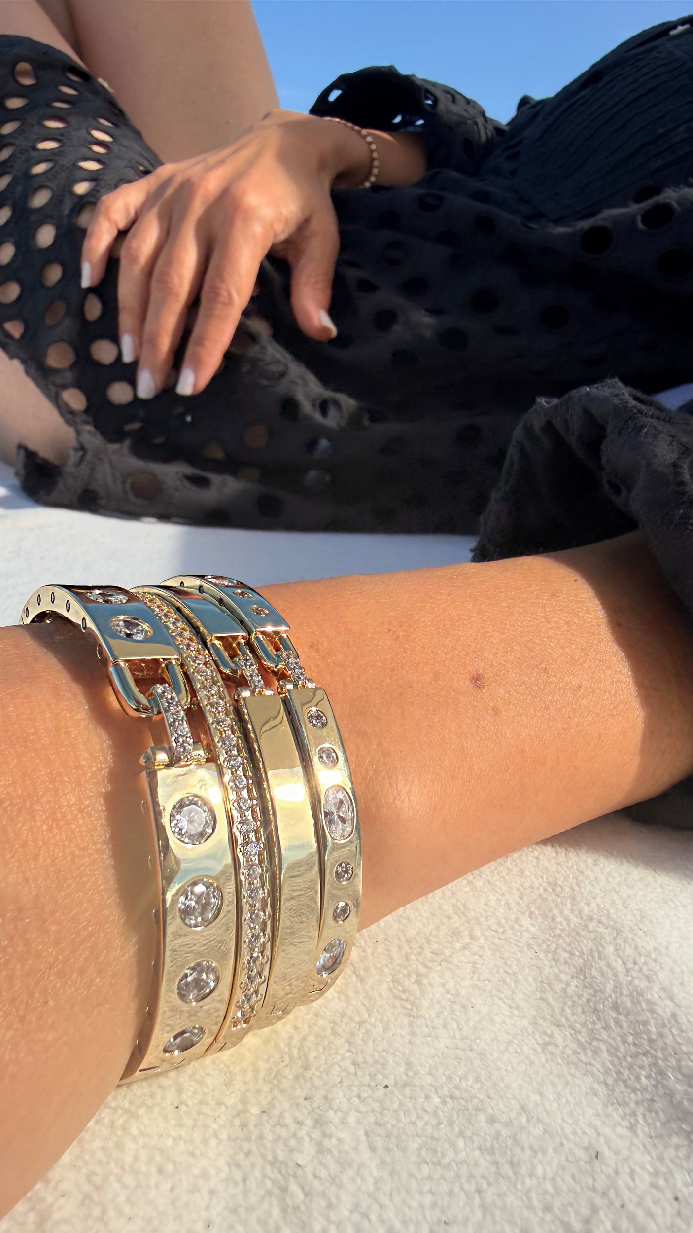 Melinda Maria Lock Cuff 6mm