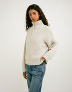 Layover Quarter Zip (Oatmeal Heather)