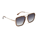 Diff Eyewear Jordan Sunglasses (Whiskey Gold and Grey Gradient)