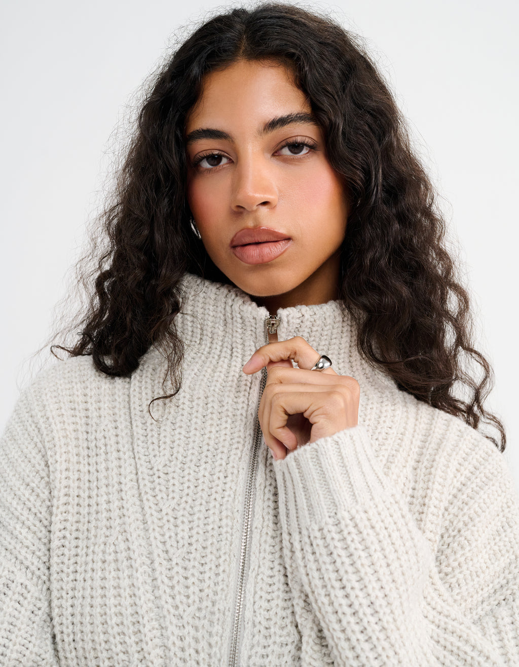 Layover Quarter Zip (Oatmeal Heather)