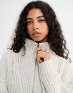 Layover Quarter Zip (Oatmeal Heather)