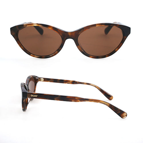 Quay  Nice Sunglasses (Amber Tort/Brown)