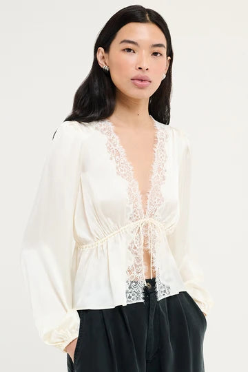 Rumored Meadowlark Top (Ivory)