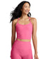 Beyond Yoga Spacedye™ Slim Racerback Cropped Tank (Luscious Pink Heather)