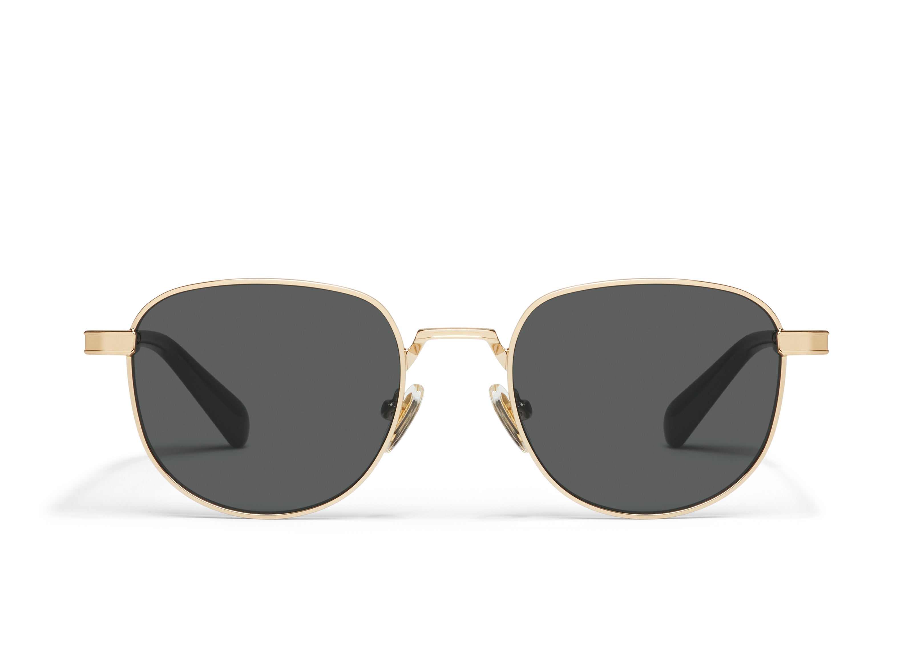Quay Born Ready Sunglasses (Gold/Smoke) Main image