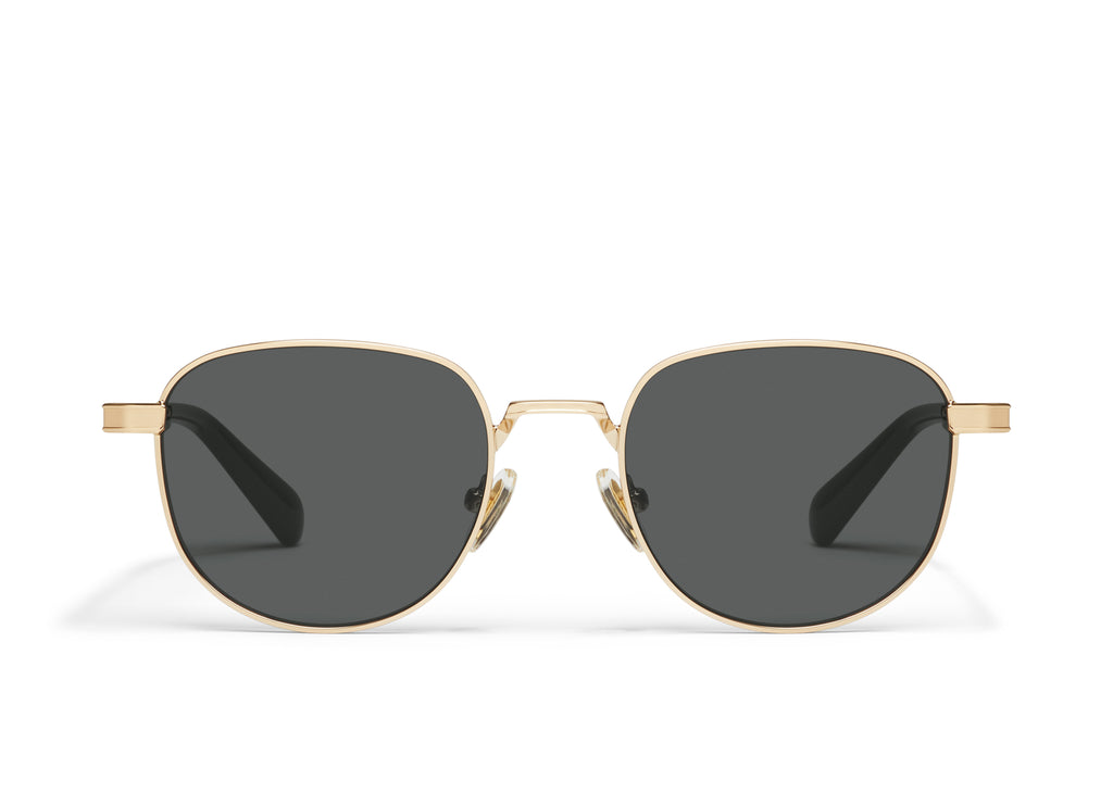 Quay Born Ready Sunglasses (Gold/Smoke)