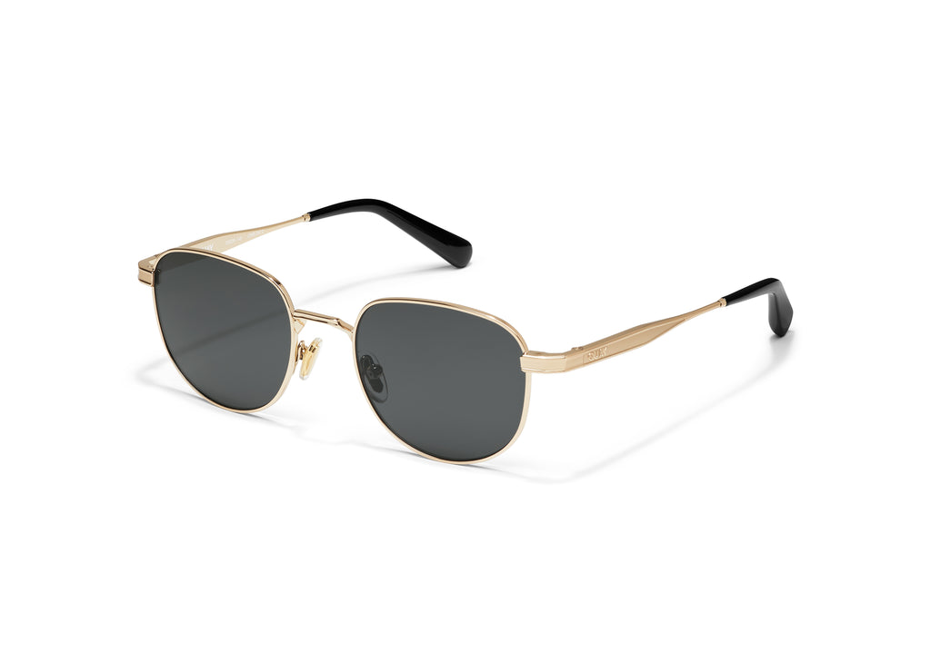 Quay Born Ready Sunglasses (Gold/Smoke)