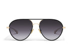 Quay Say Less Sunglasses (Black Gold/Smoke)