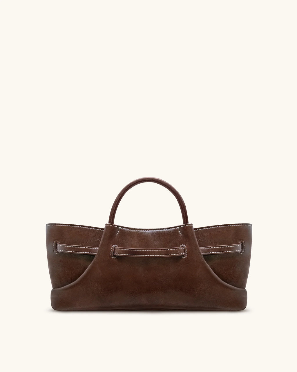 JW PEI Maeve Dachshund Metal Charm Tote Bag (Dark Brown)