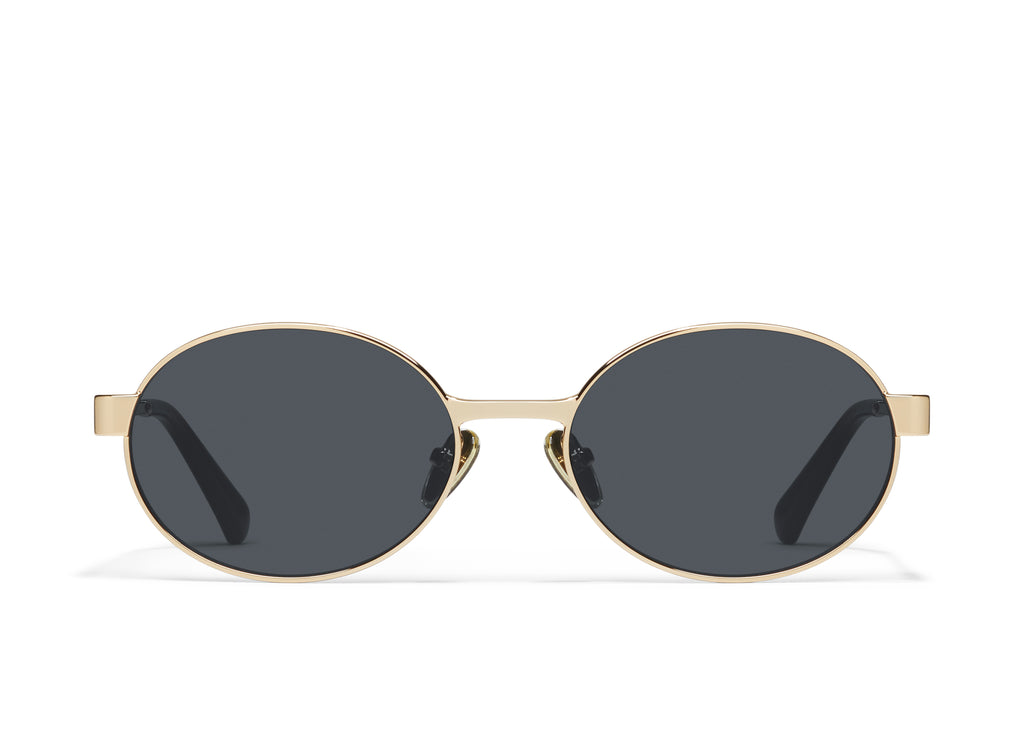 Quay Anyways Sunglasses (Gld/Smoke)