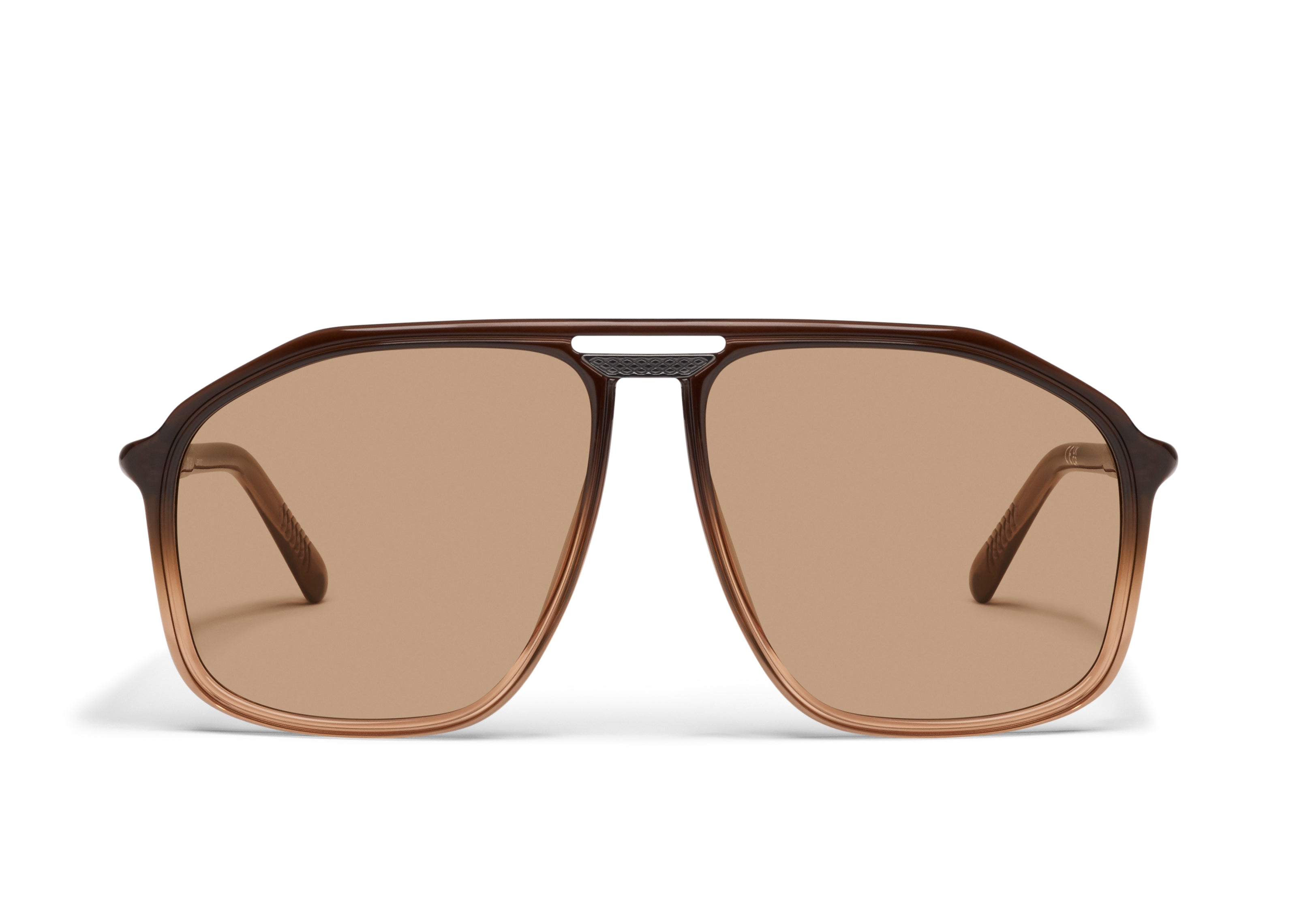 Quay Studio Sesh Sunglasses (Sepia Ombre/Tan) Main image