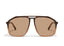 Quay Studio Sesh Sunglasses (Sepia Ombre/Tan)
