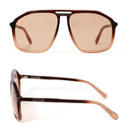 Quay Studio Sesh Sunglasses (Sepia Ombre/Tan)