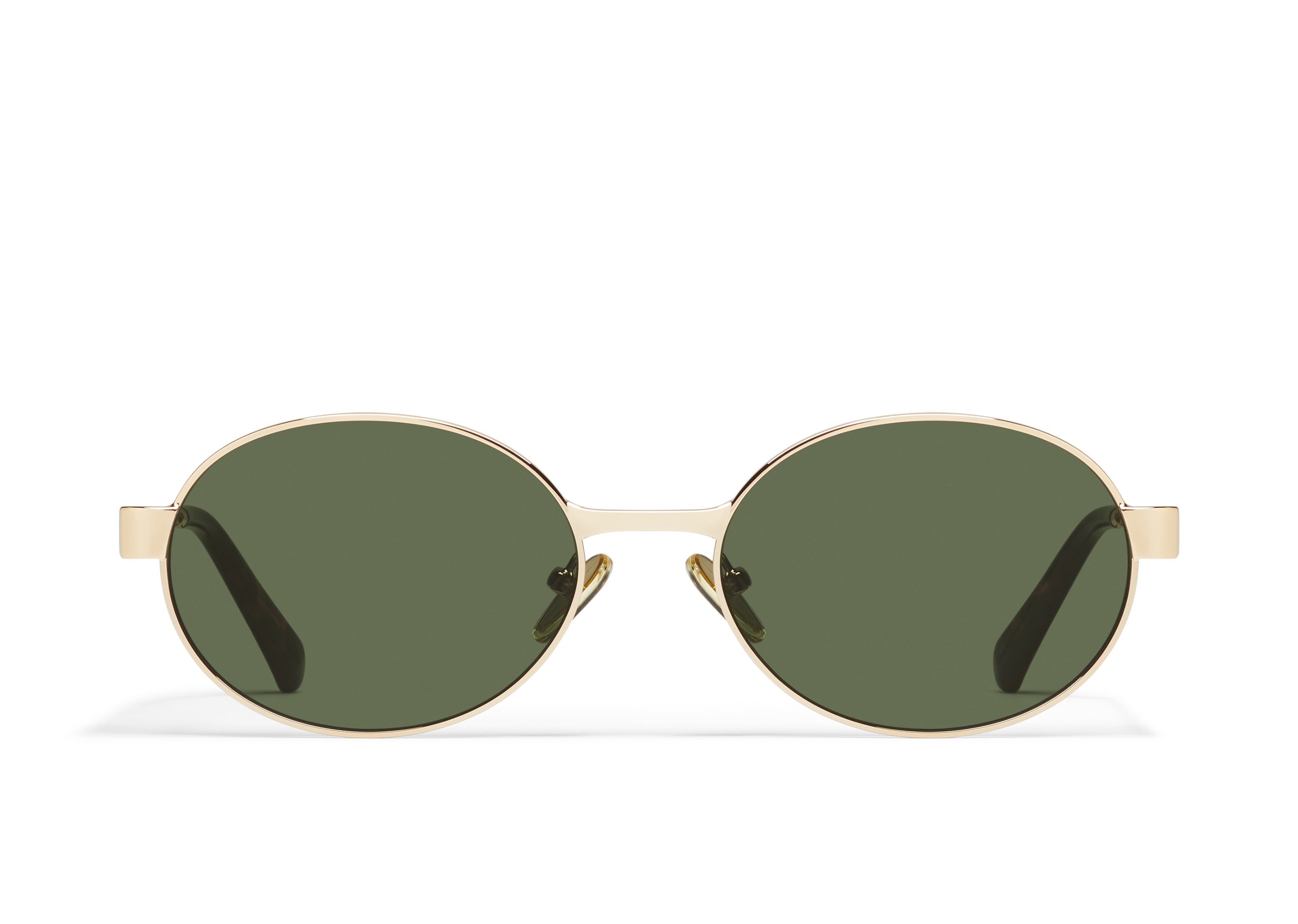 Quay Anyways Sunglasses (Gold/Green)