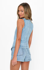 Show Me Your Mumu Pacifica Denim Shorts