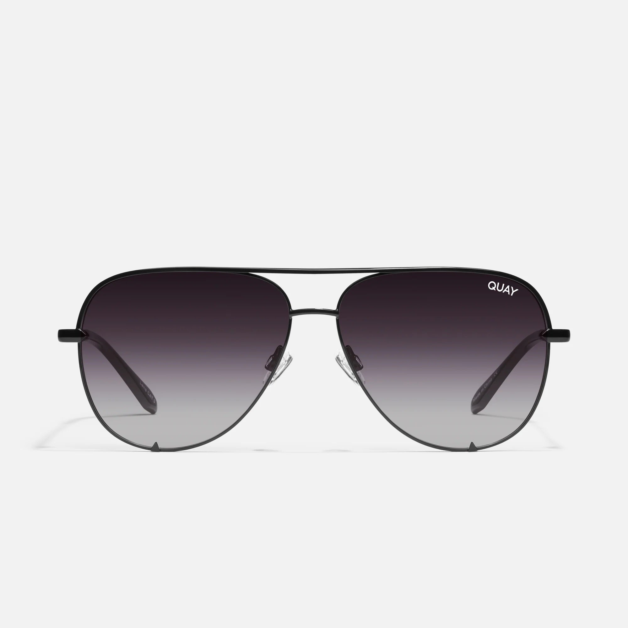 Quay High Key Sunglasses (Black Fade)