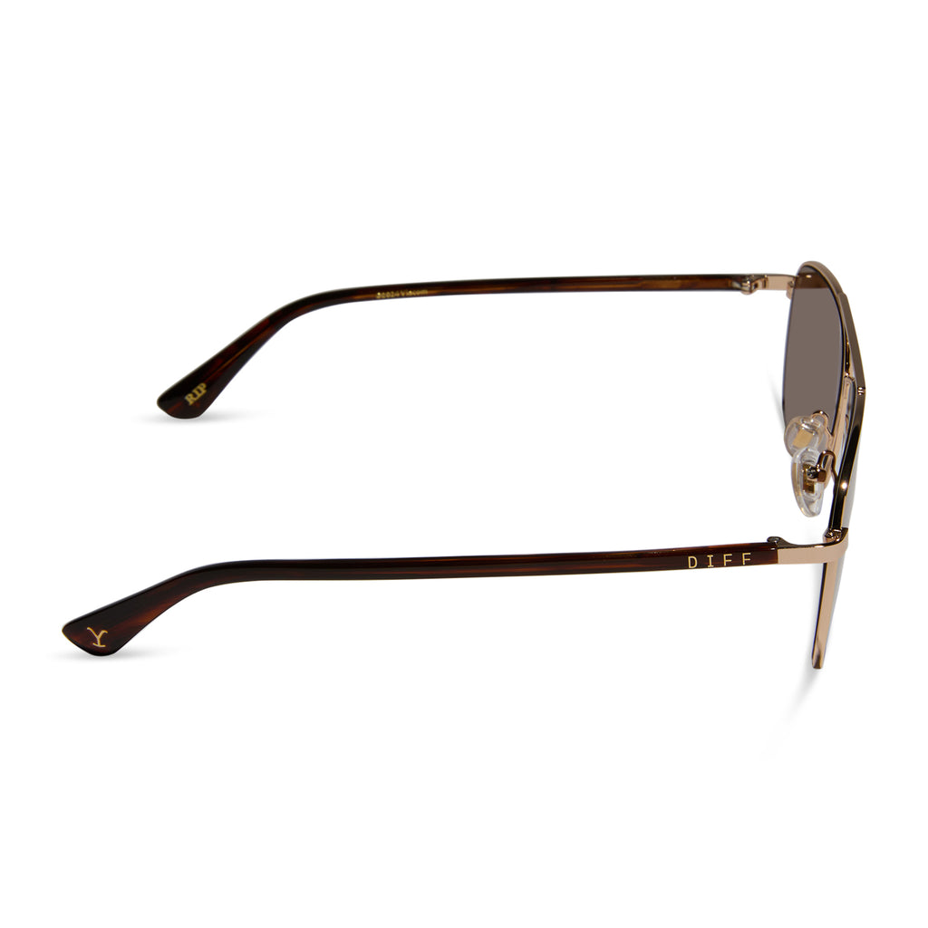 Diff Eyewear Rip Wheeler Sunglasses (Gold)