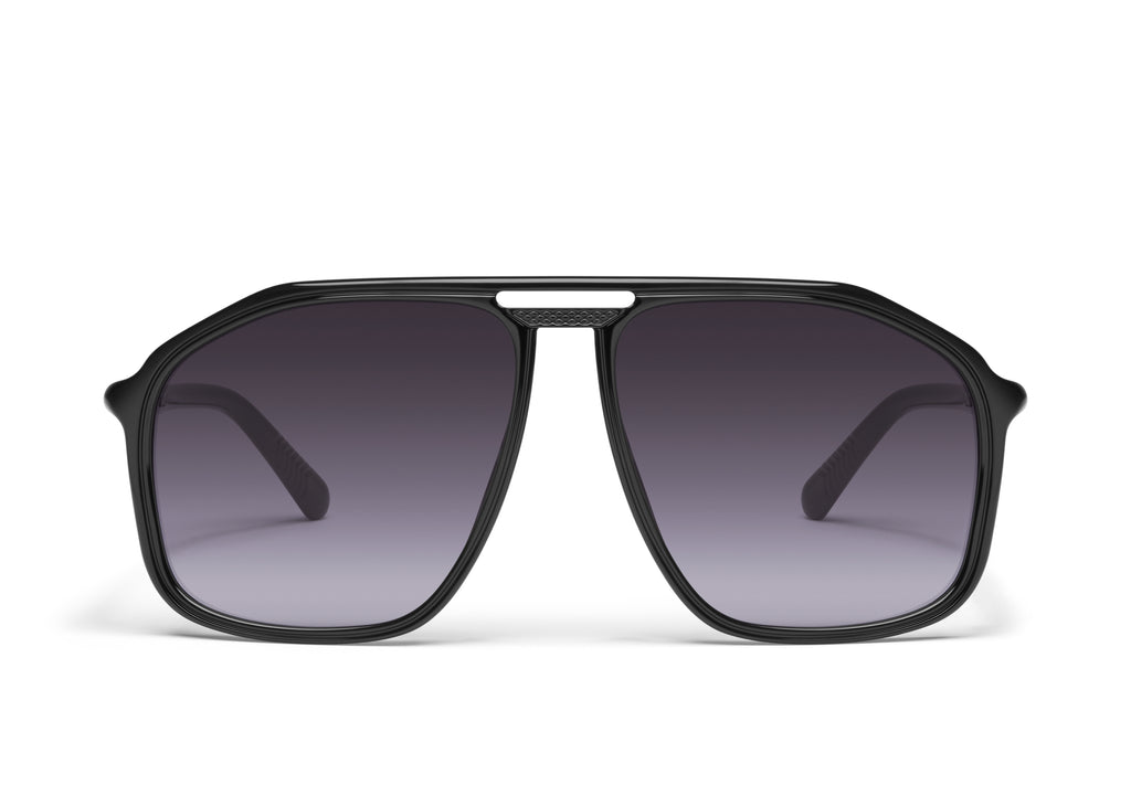 Quay Studio Sesh Sunglasses (Black Smoke)