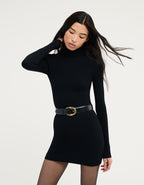 Rumored Turtleneck Mini Dress